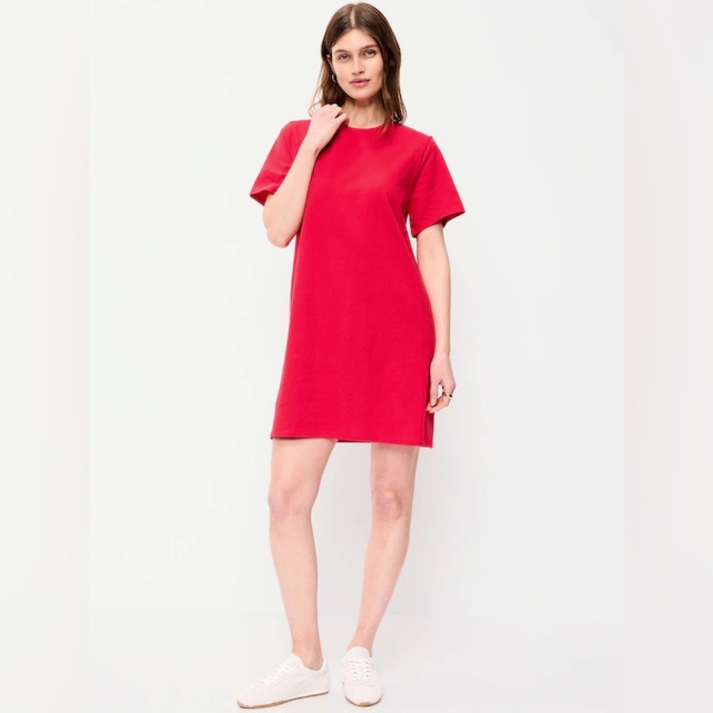 NWT – Old Navy Vintage Crew-Neck Mini T-Shirt Dress – Large